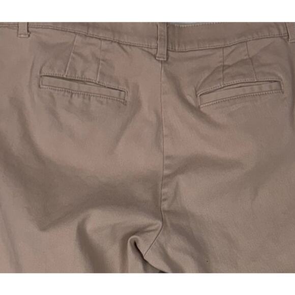 Christopher & Banks Signature Slimming 12 Kahaki Beige Pants - Picture 7 of 8